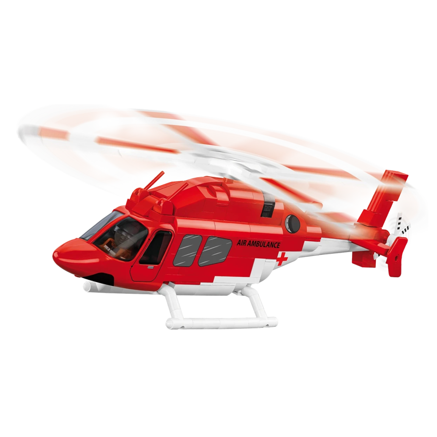 Cobi - Bell 429 Air Ambulance Helicopter 1:48 Scale (257 Pcs)