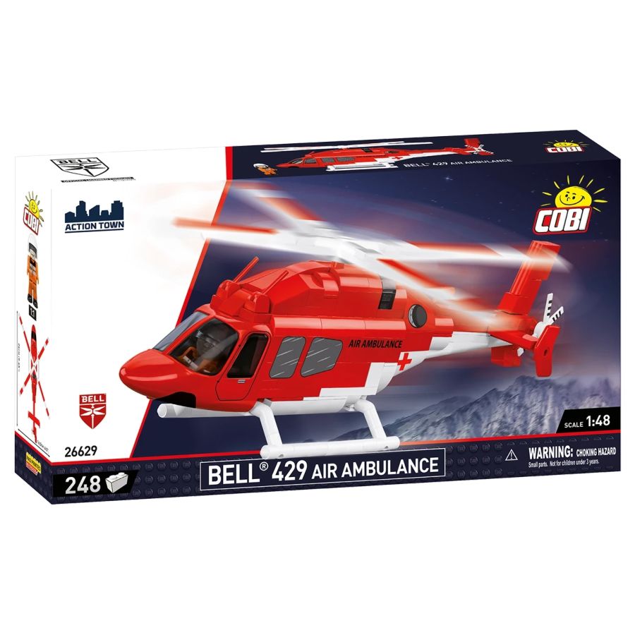 Cobi - Bell 429 Air Ambulance Helicopter 1:48 Scale (257 Pcs)