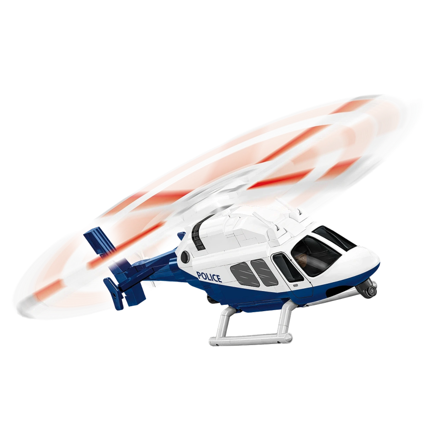 Cobi - Bell 429 Police Helicopter 1:48 Scale (254 Pcs)