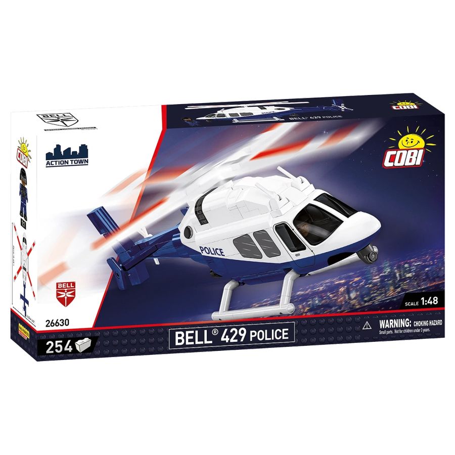 Cobi - Bell 429 Police Helicopter 1:48 Scale (254 Pcs)