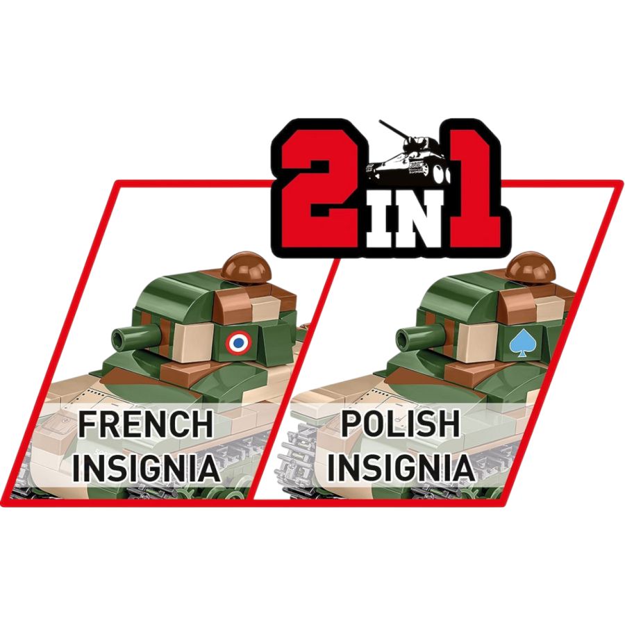 World War 2 - Renault R-35 (258 Pcs)