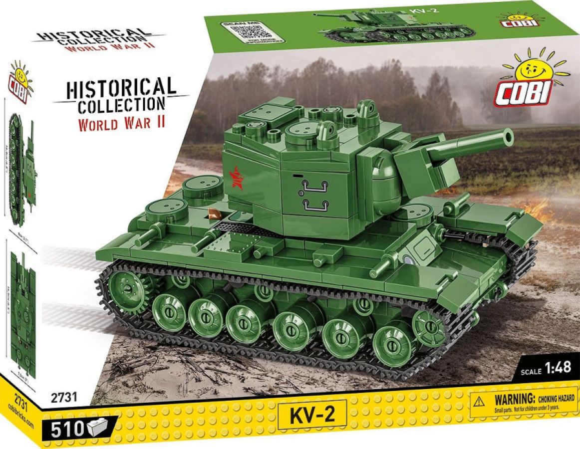 World War 2 - KV-2 Tank (510Piece Kit)