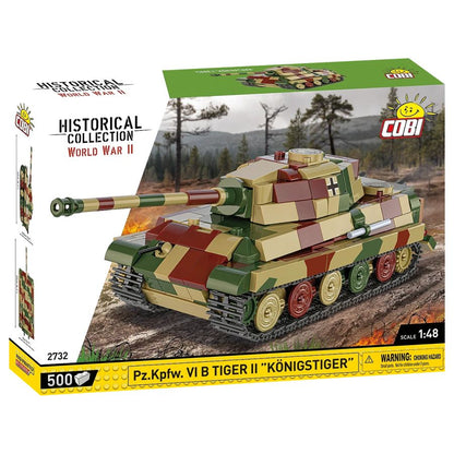 World War 2 - PZ.KPFW. VI B Tiger II "Konigstiger" Construction Set (500 Pieces)