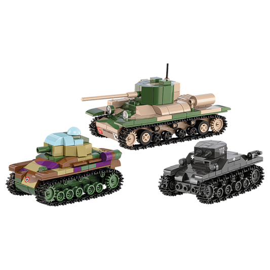 World War 2 - Renault, Valentine, Panze (595 Pcs)