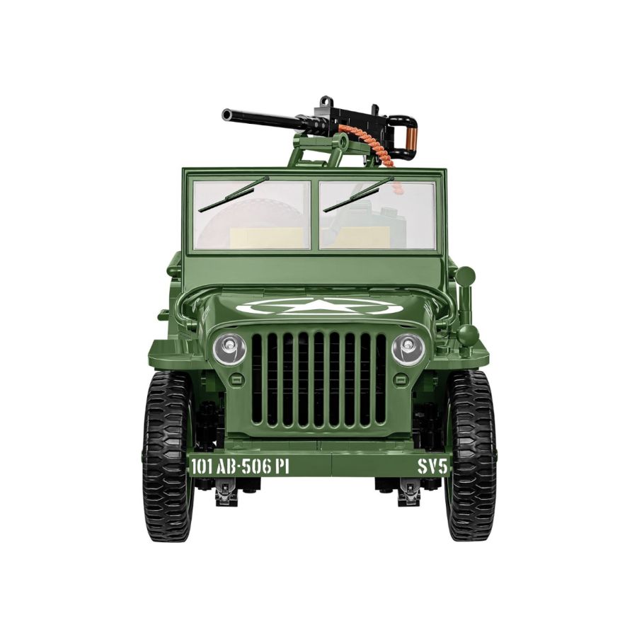 World War 2 - Willys MB + Trailer Exclusive (1580 Pcs)