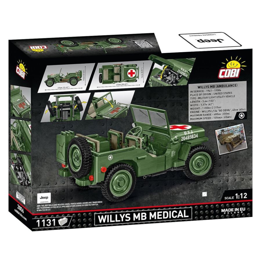 World War 2 - Willys Medical MB (1131 Pcs)