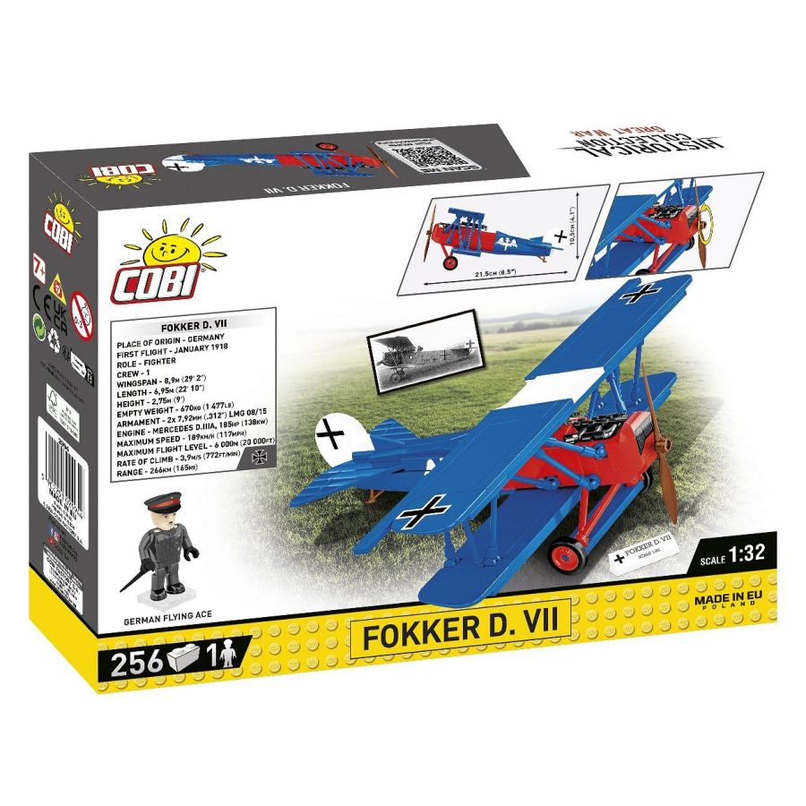 Great War - Fokker D. VII Plane (256 Pcs)