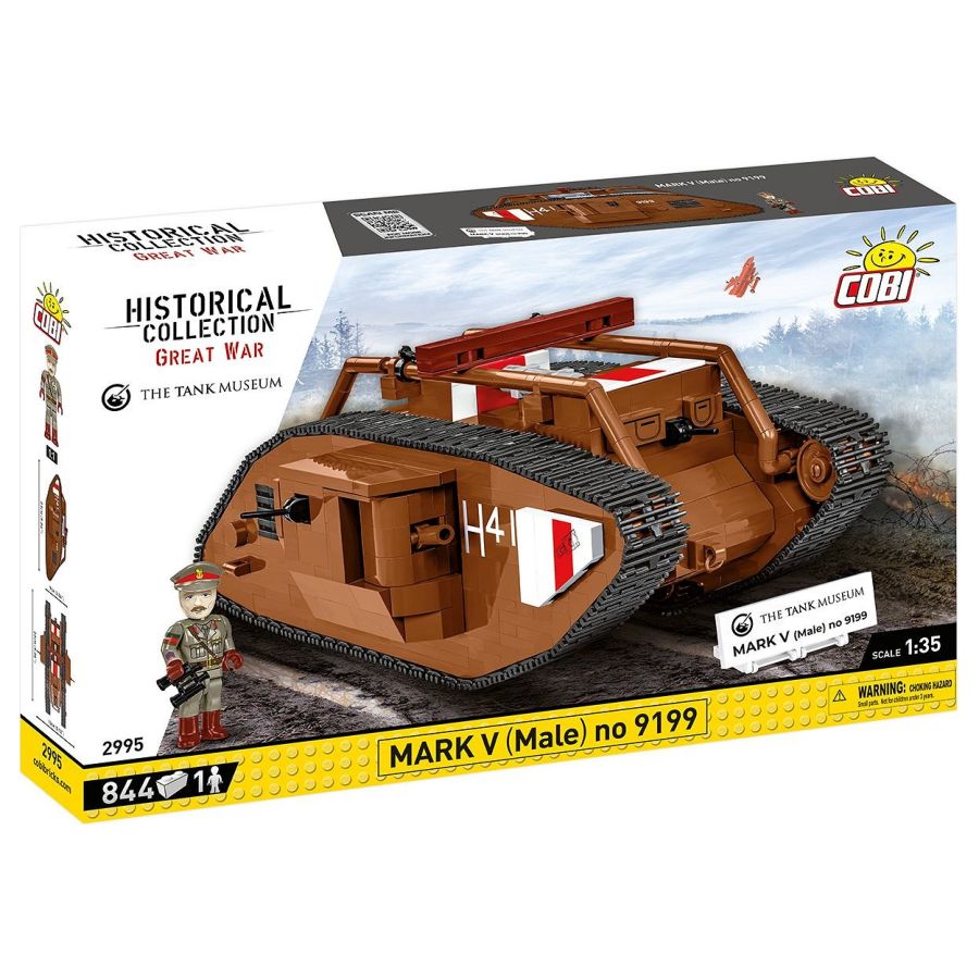 Great War - Mark V Tank (Male) N.9199 (848 Pcs)