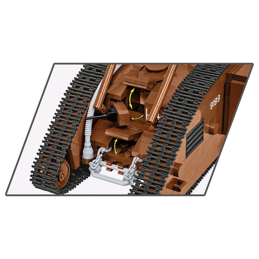 Great War - Mark V Tank (Male) N.9199 (848 Pcs)