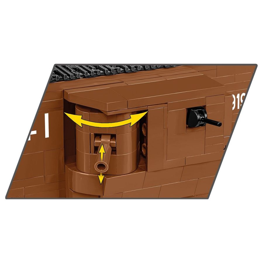 Great War - Mark V Tank (Male) N.9199 (848 Pcs)