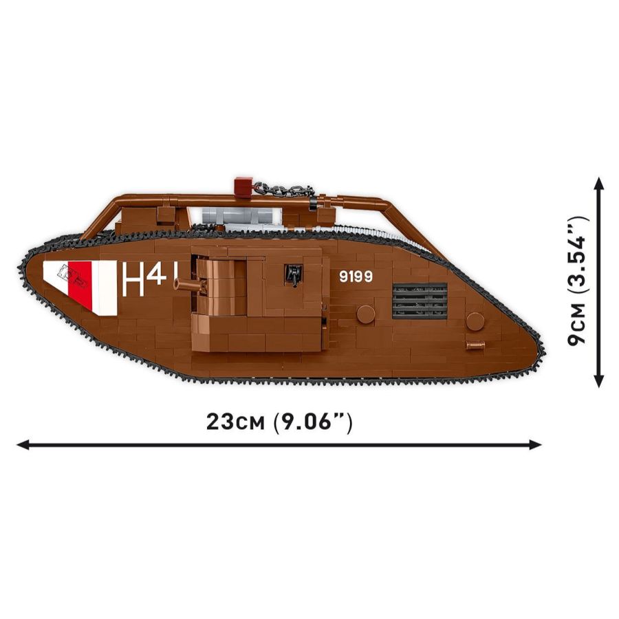 Great War - Mark V Tank (Male) N.9199 (848 Pcs)