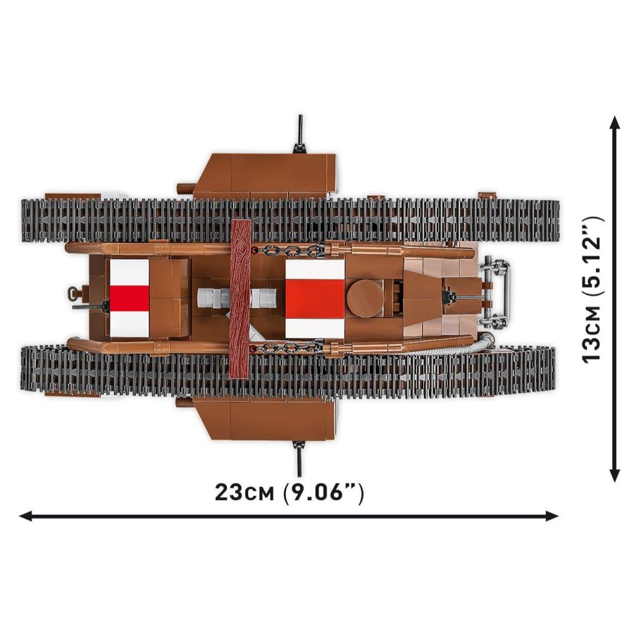 Great War - Mark V Tank (Male) N.9199 (848 Pcs)