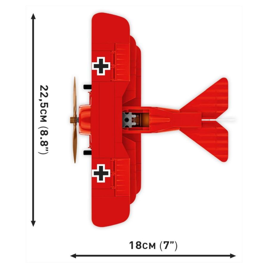 Great War - Fokker Dr.1 Red Baron (221 Pcs)