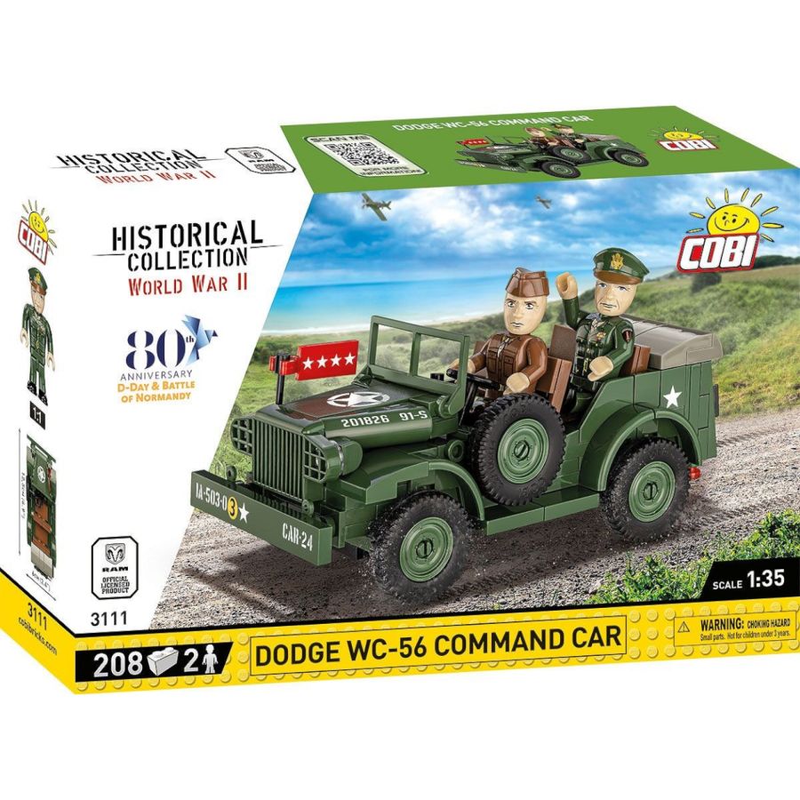 World War 2 - Dodge WC-56 Command Car (208 Pcs)