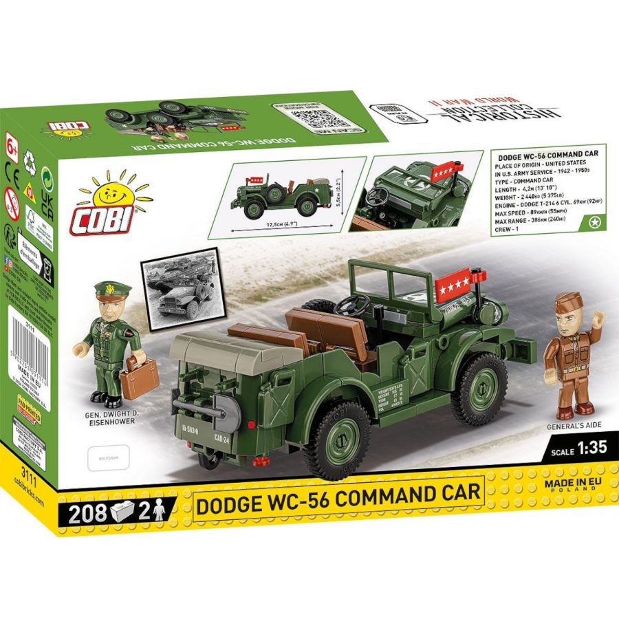 World War 2 - Dodge WC-56 Command Car (208 Pcs)