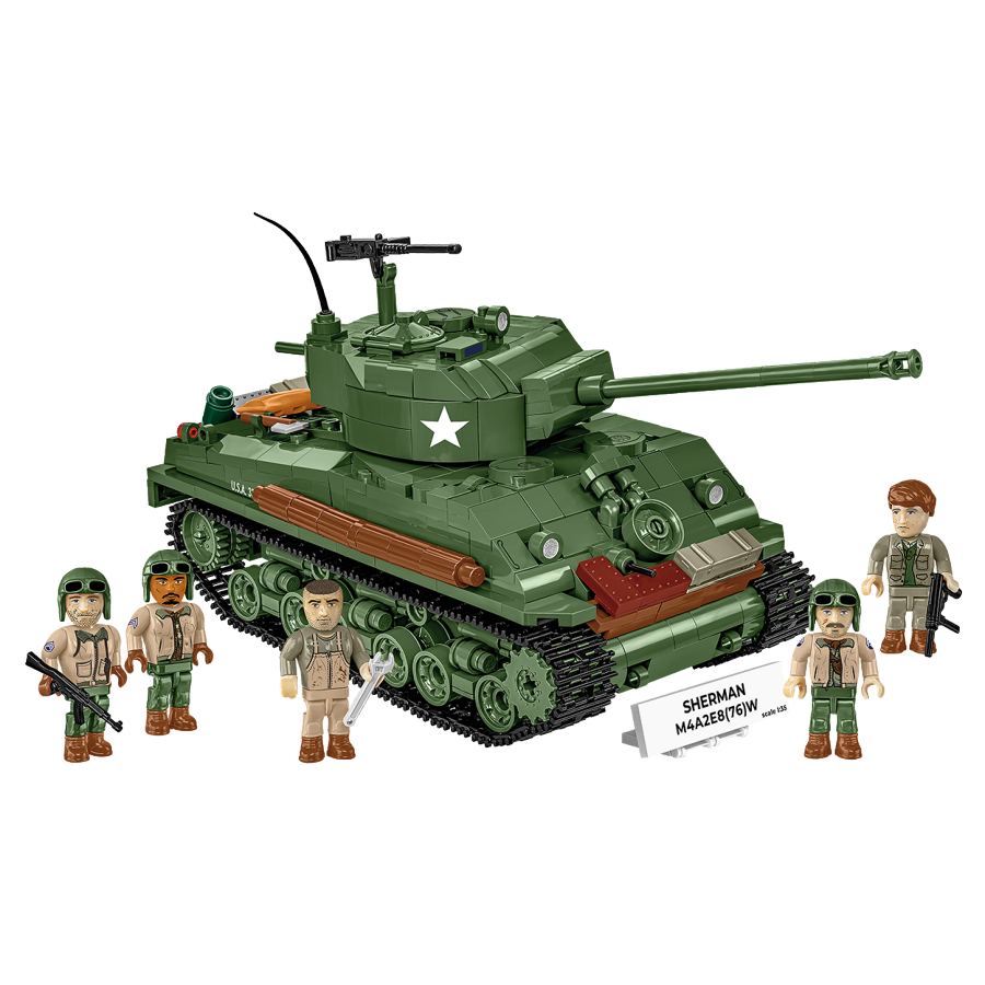 World War 2 - Sherman M4A2E8(76)W (865 Pcs)