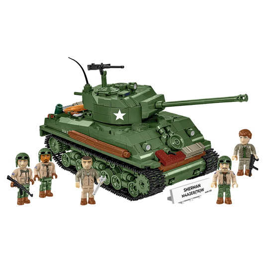 World War 2 - Sherman M4A2E8(76)W (865 Pcs)