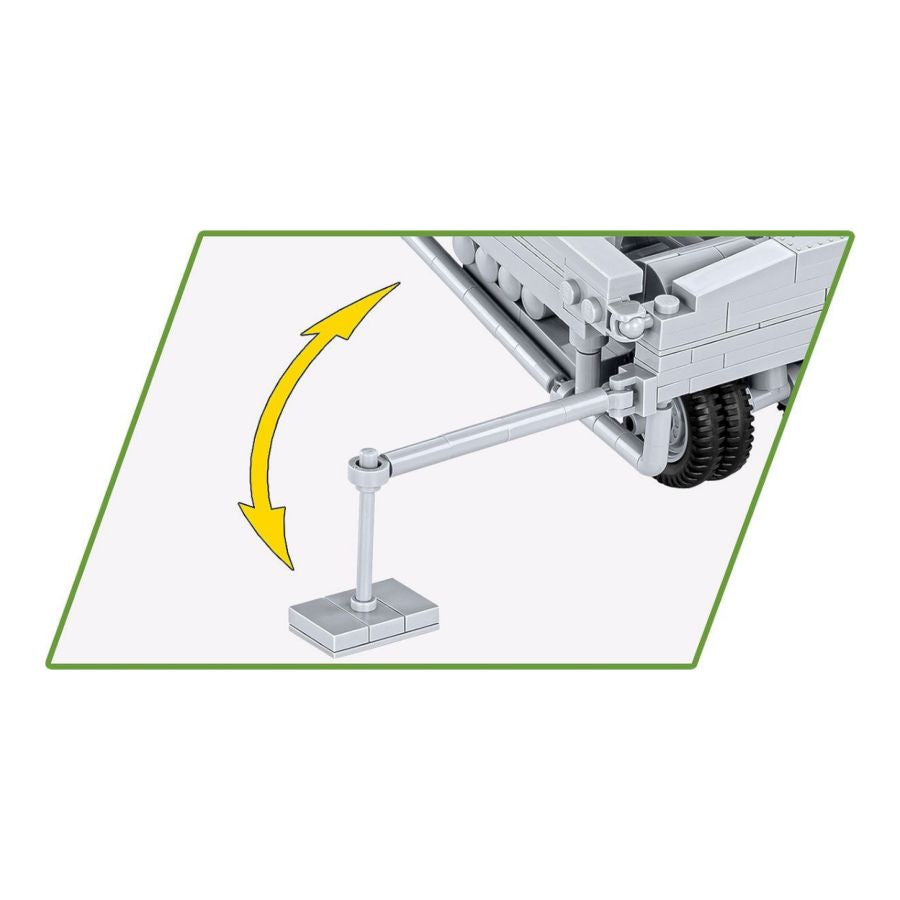 World War 2 - V2 Rocket On Meiller Exclusive (1191 Pcs)