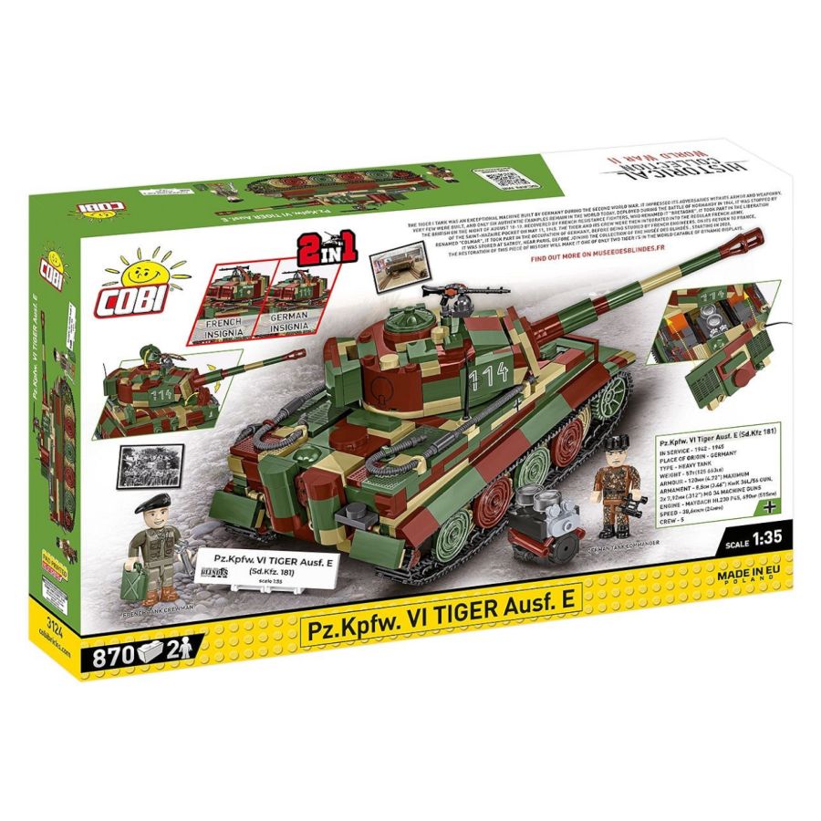 World War 2 - Pz.Kpfw. VI Tiger Ausf.E (870 Pcs)