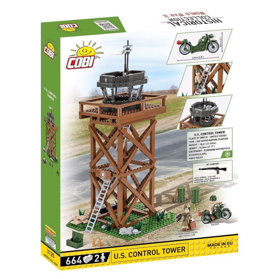 World War 2 - U.S. Control Tower (664 Pcs)