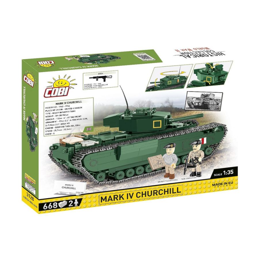 World War 2 - Mark IV Churchill (668 Pcs)