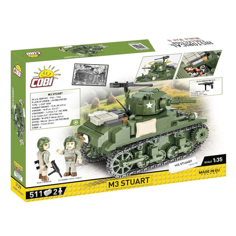 World War 2 - M3 Stuart (511 Pcs)