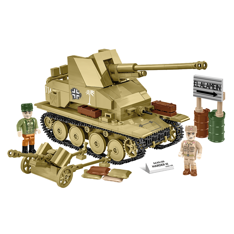 World War 2 - Sd.Kfz.139 Marder III (486 Pcs)