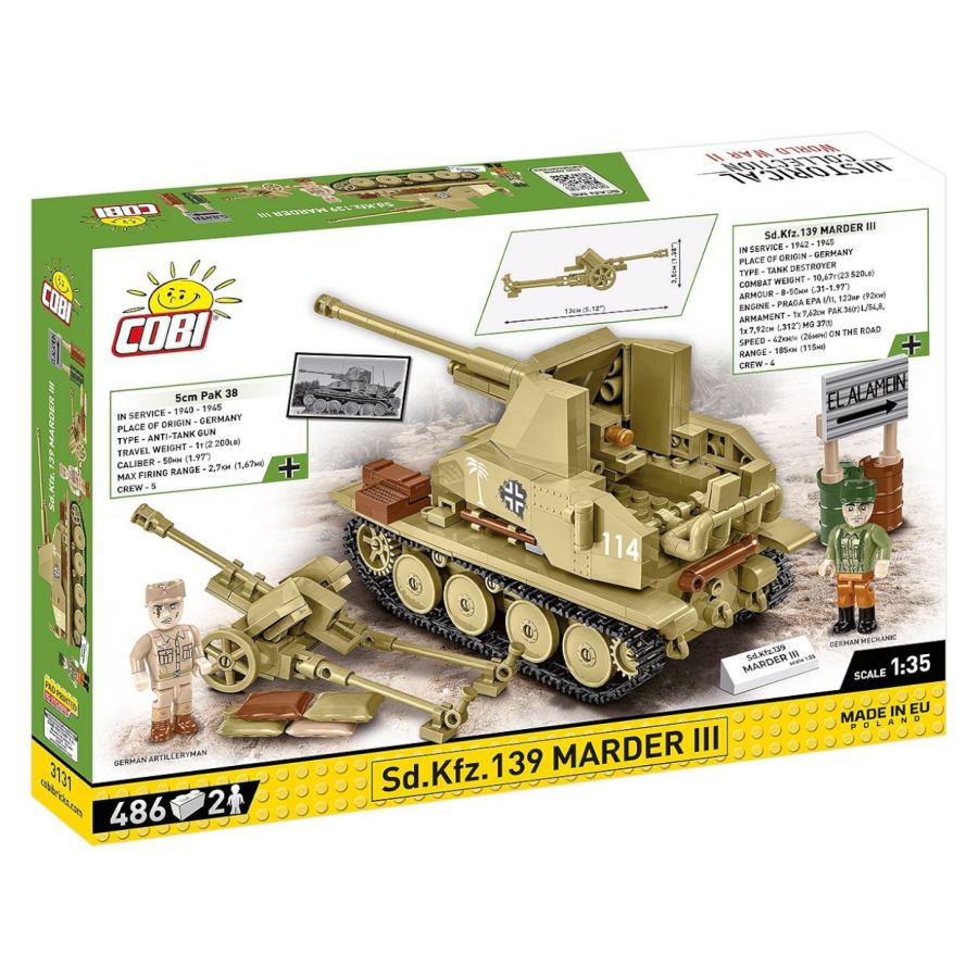 World War 2 - Sd.Kfz.139 Marder III (486 Pcs)