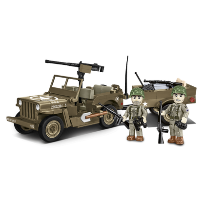 World War 2 - Willys MB & Trailer (200 Pcs)