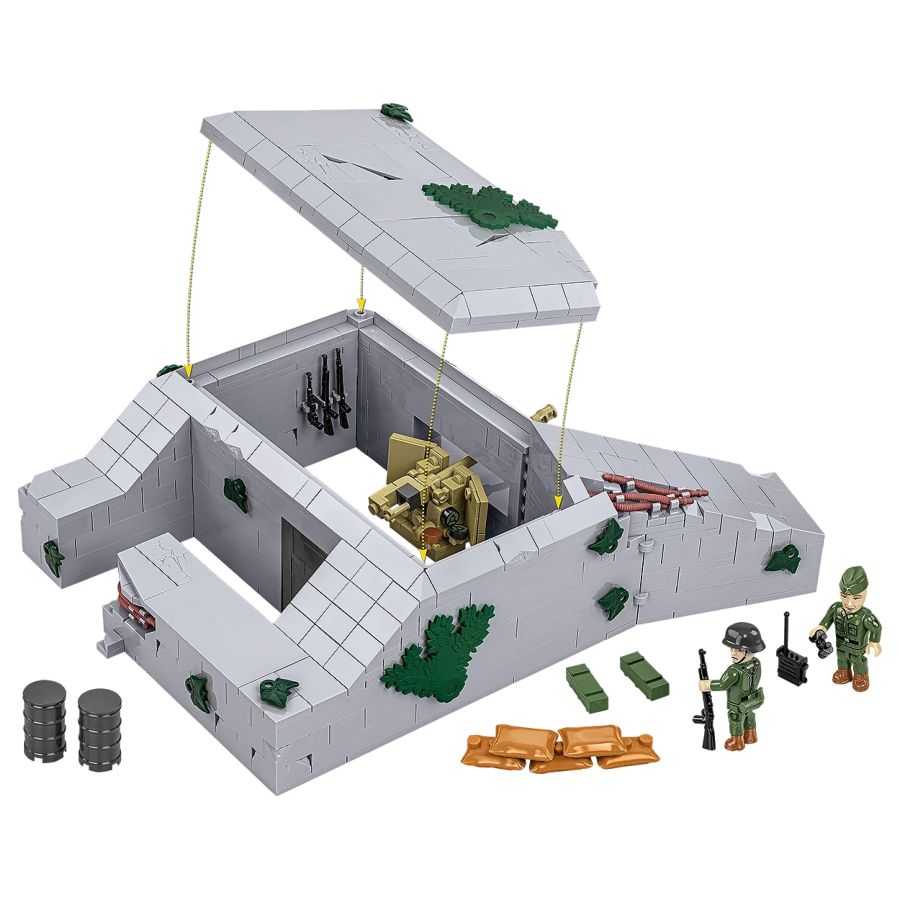 World War 2 - German Bunker Regelbau 667 Construction Set (642 Pieces)