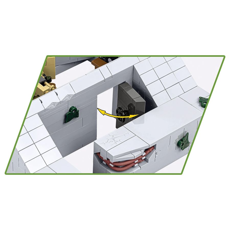 World War 2 - German Bunker Regelbau 667 Construction Set (642 Pieces)