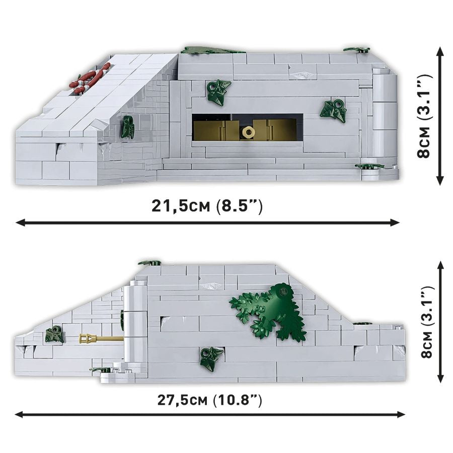 World War 2 - German Bunker Regelbau 667 Construction Set (642 Pieces)
