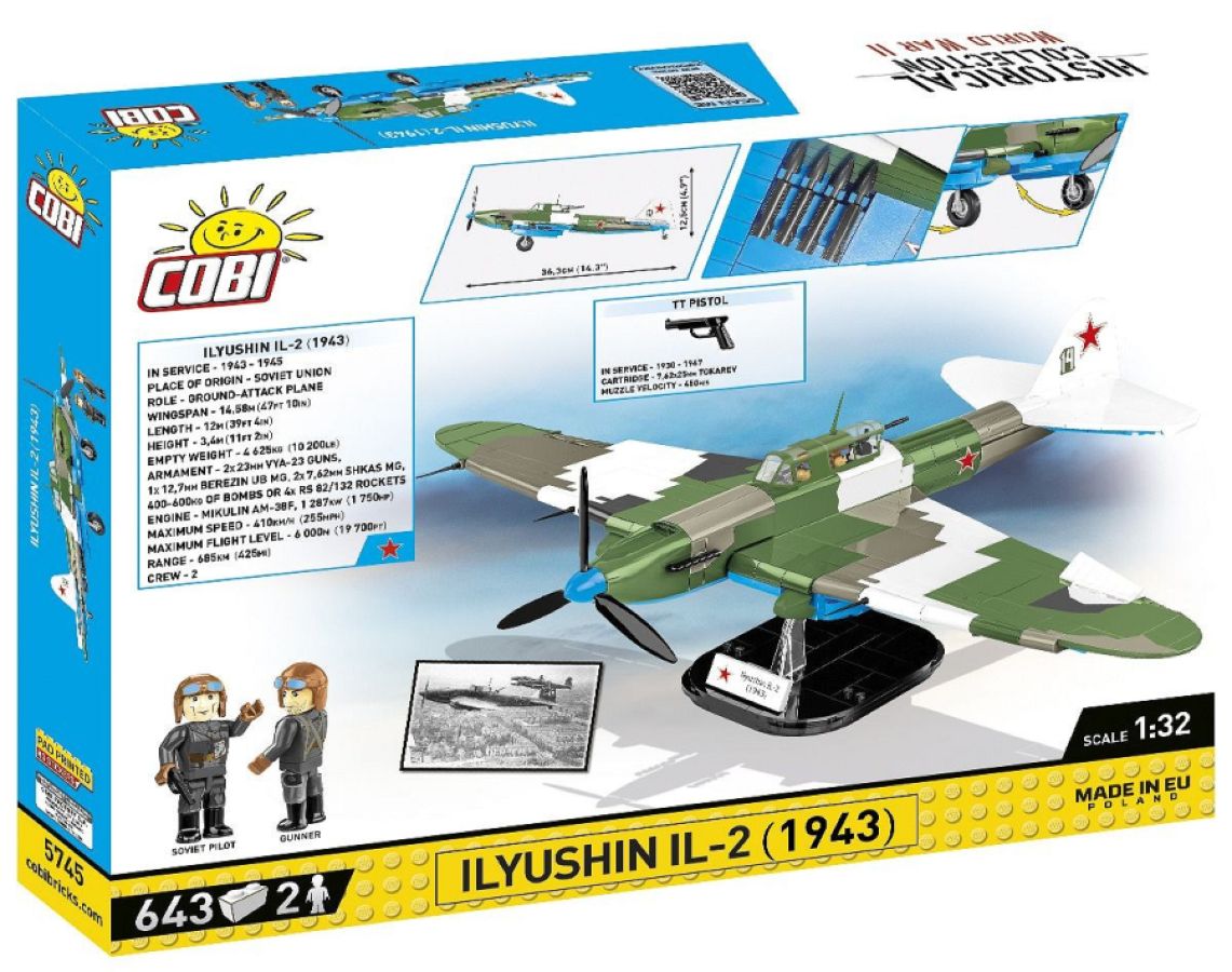 World War 2 - Ilyushin IL-2 1943 (636 Pcs)