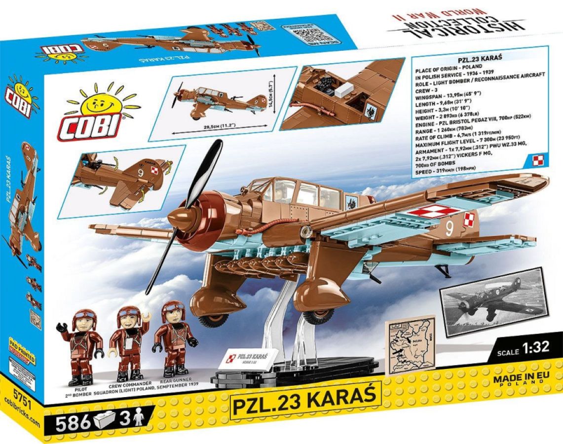 World War 2 - PZL.23 Karas (586 Pcs)