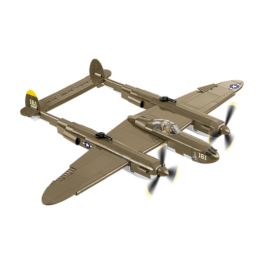 World War 2 - Lockheed P-38H Lightning Construction Set (652 Pieces)