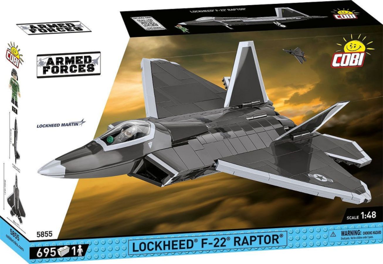 Armed Forces - Lockheed F-22 Raptor (695 Piece Kit)