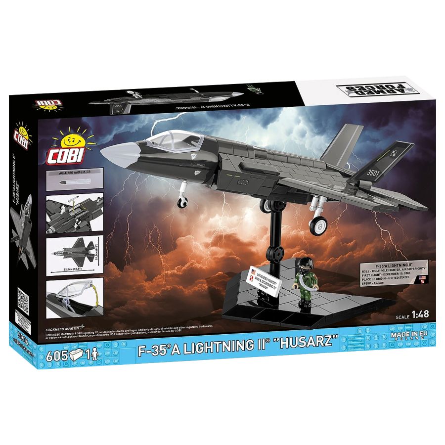 Armed Forces - F-35A Lightning II "Husarz" Construction Set (605 Pieces)