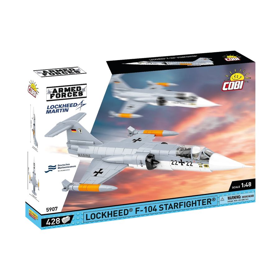 Armed Forces - Lockheed F-104 Starfighter Construction Set (428 Pieces)