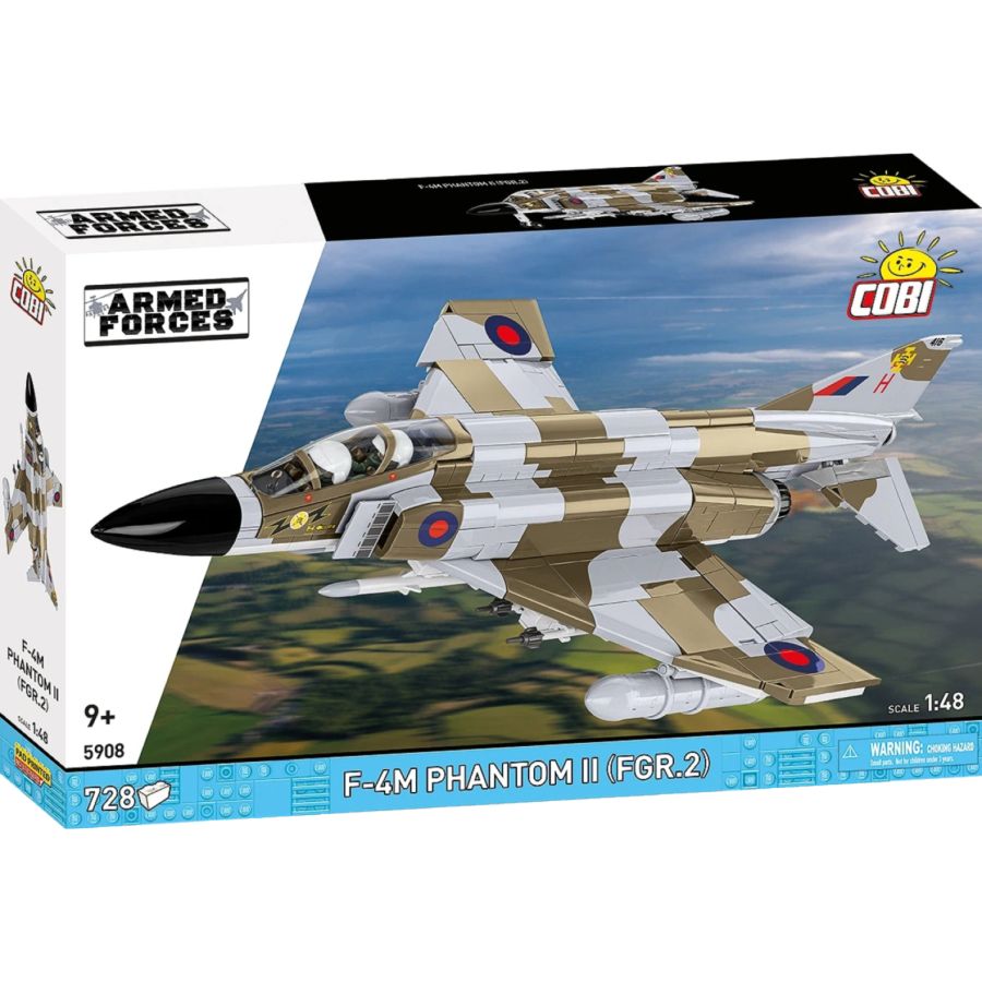 Armed Forces - F-4F Phantom II RAF Brick Kit (728 Pieces)