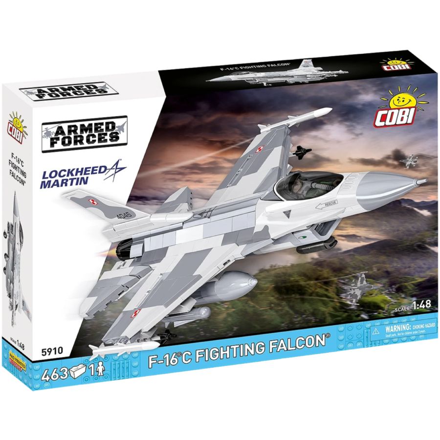 Armed Forces - F-16C Fighting Falcon Brick Kit (463 Pieces)