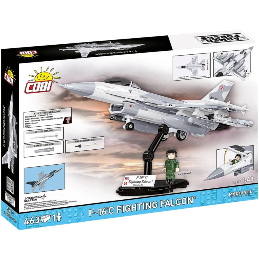 Armed Forces - F-16C Fighting Falcon Brick Kit (463 Pieces)