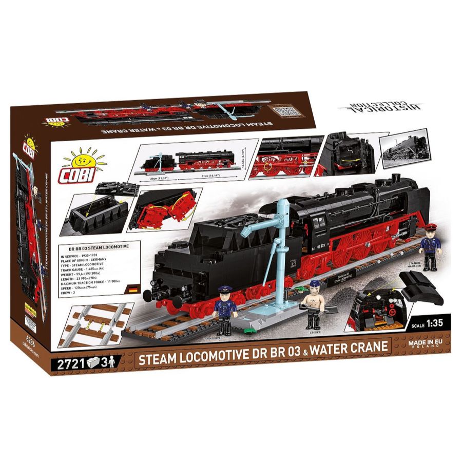Trains - Steam Locomotive DR BR 03 (2721 Pcs)