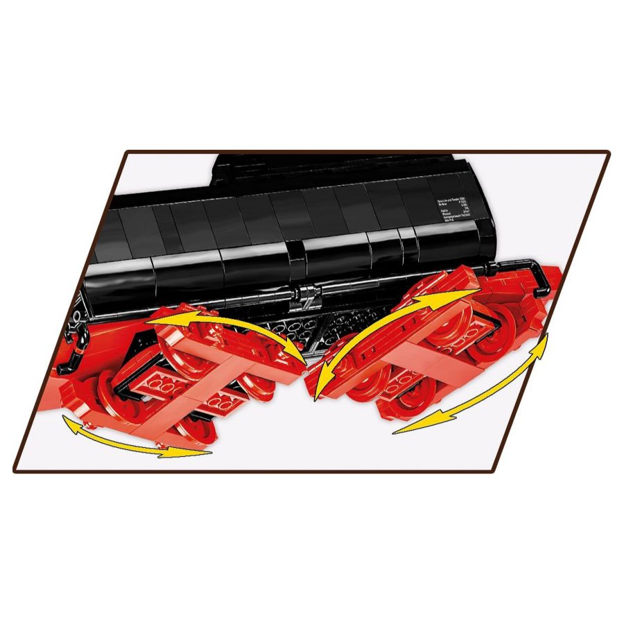 Trains - DRB Class 52 Steam Locomotive & Rail (2747 Pcs)