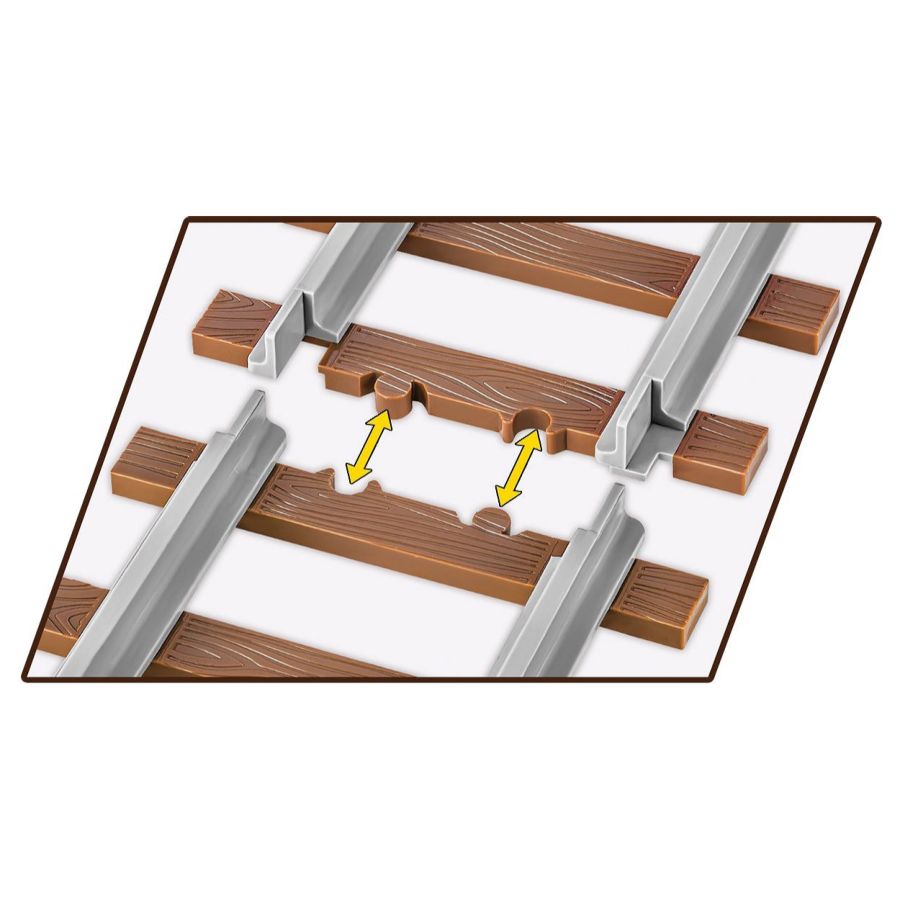 Trains - DRB Class 52 Steam Locomotive & Rail (2747 Pcs)