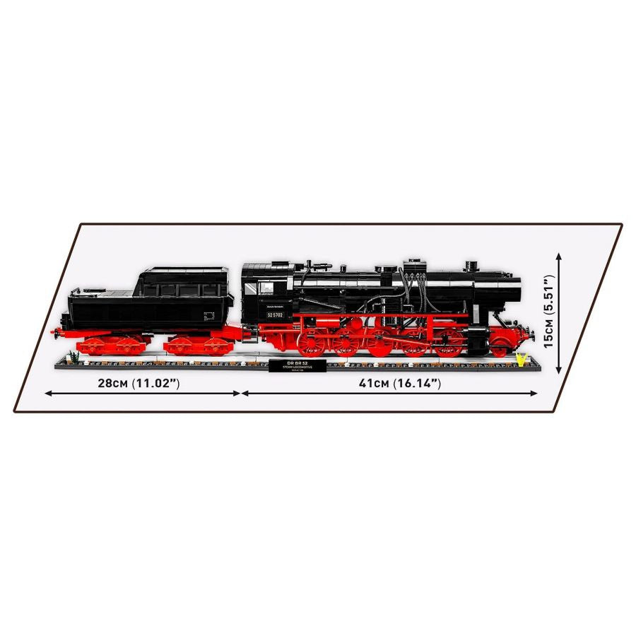 Trains - DRB Class 52 Steam Locomotive & Rail (2747 Pcs)