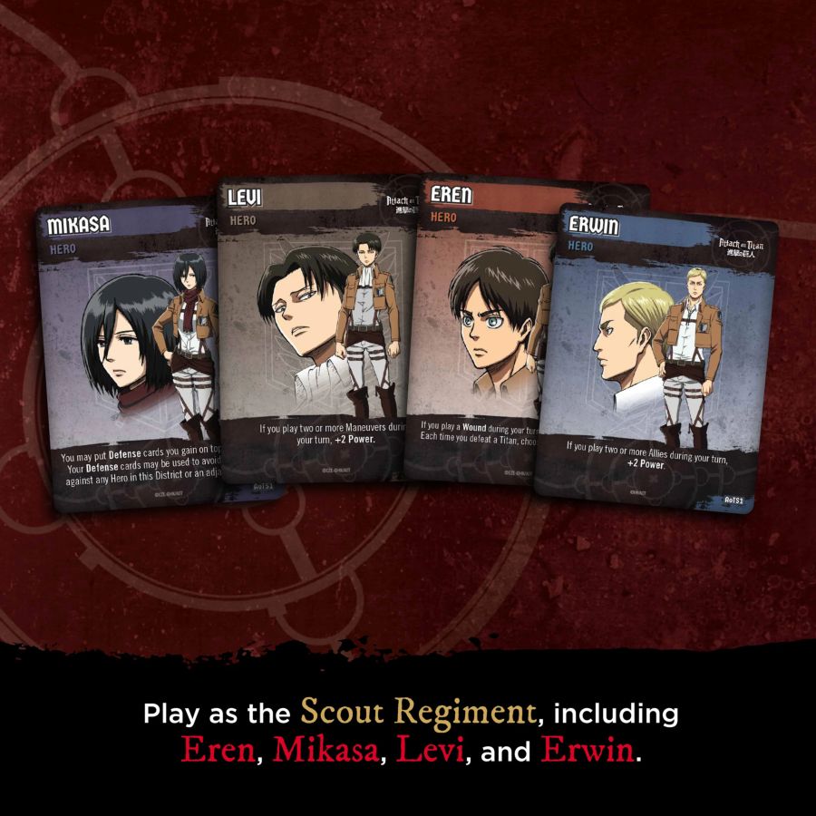 Attack On Titan - Deck-Building Game (Season 1)