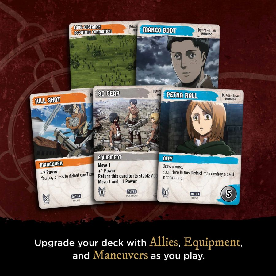 Attack On Titan - Deck-Building Game (Season 1)