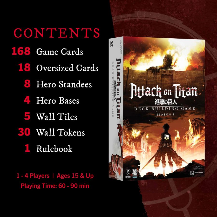 Attack On Titan - Deck-Building Game (Season 1)