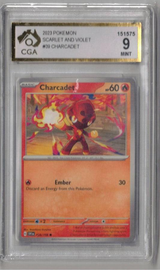 2023 Pokemon Scarlet And Violet 39 Charcadet - CGA 9
