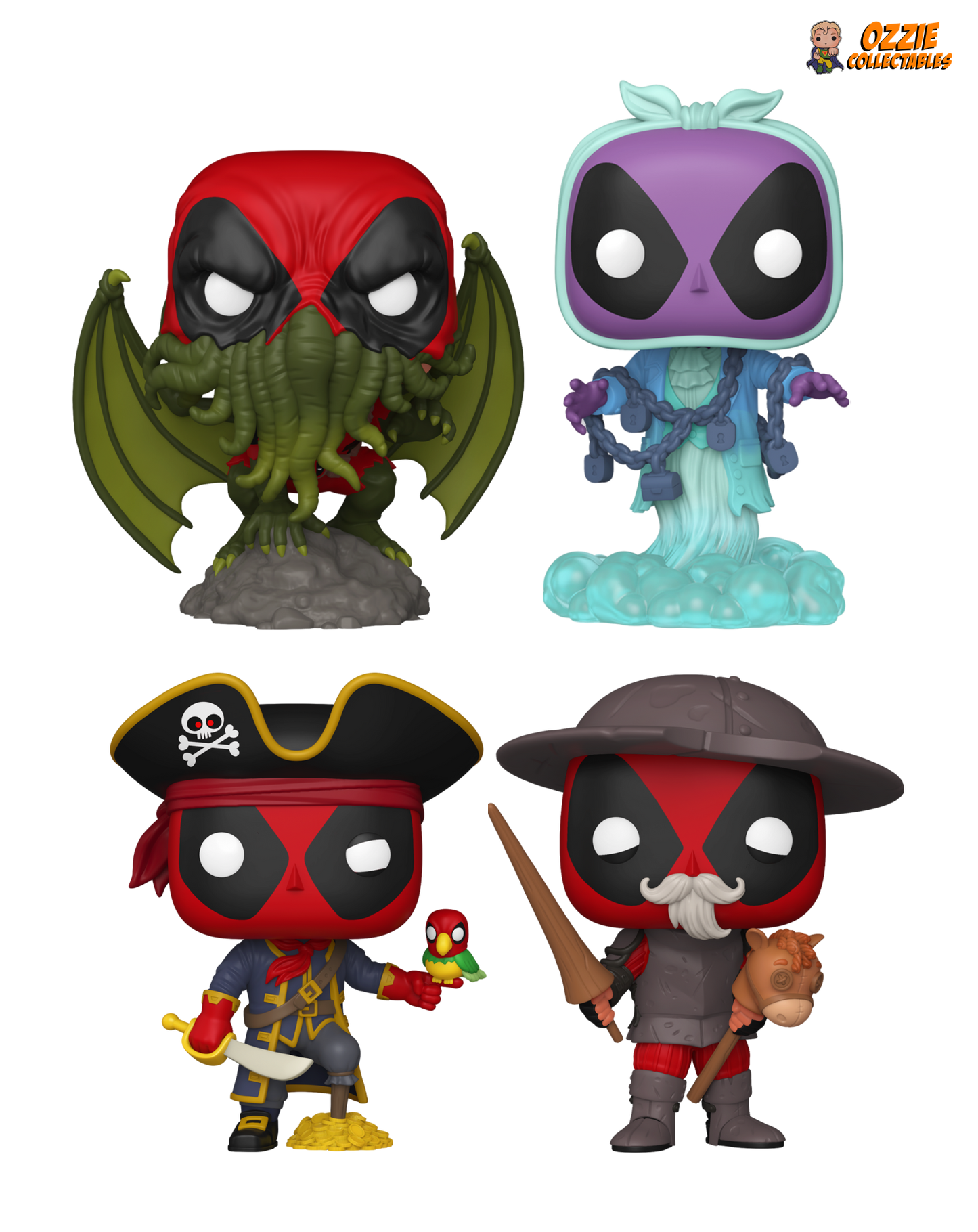 Deadpool: Literary Classics Bundle - 4 POP! Vinyls